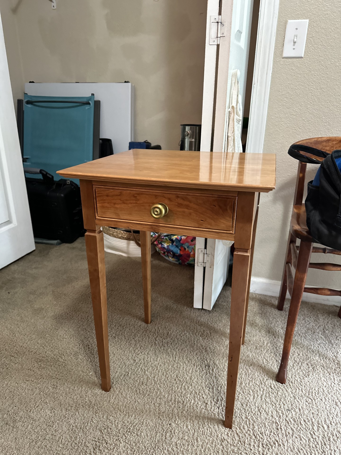 Sheraton end table I gave my mom two Mother's Days late