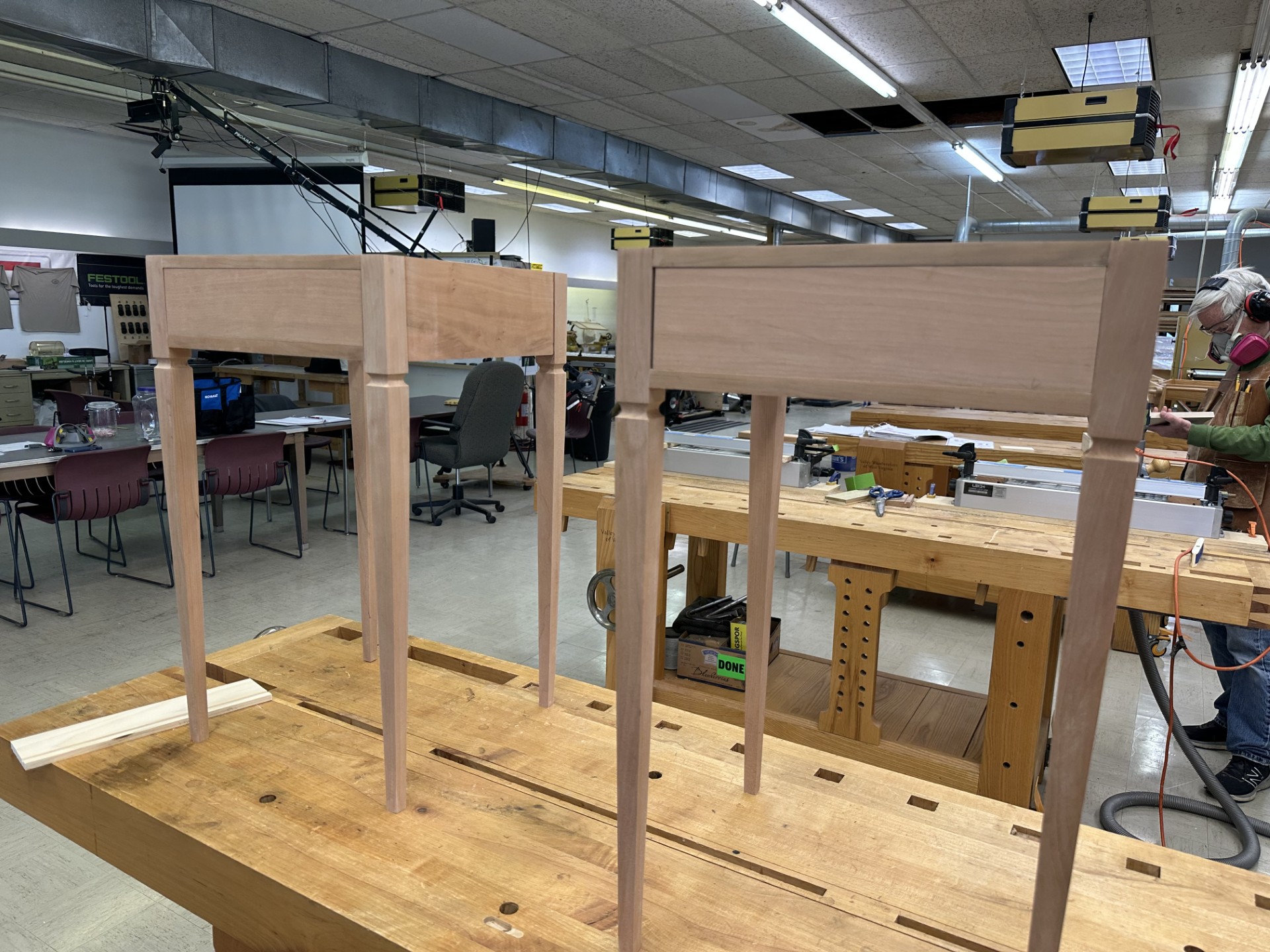 Sheraton End Tables Work in Progress